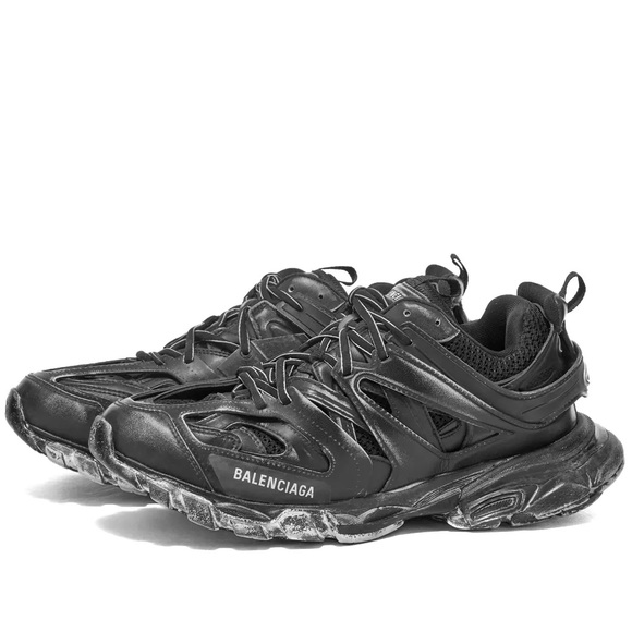 EUC Men’s Size 9 (Euro Sz 42) Balenciaga’s Track 2 Sneakers In Faded Black Color - Picture 4 of 16